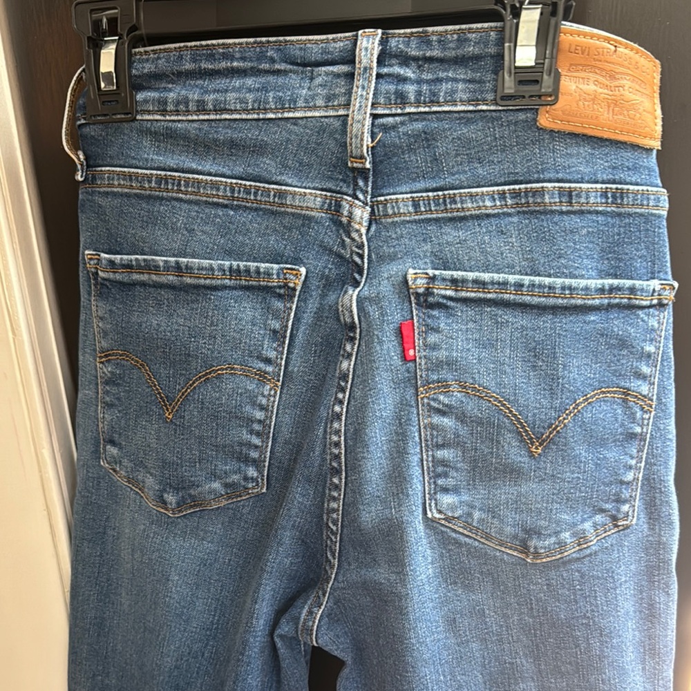 Levi's Blue Straight Leg Jeans Classic Denim